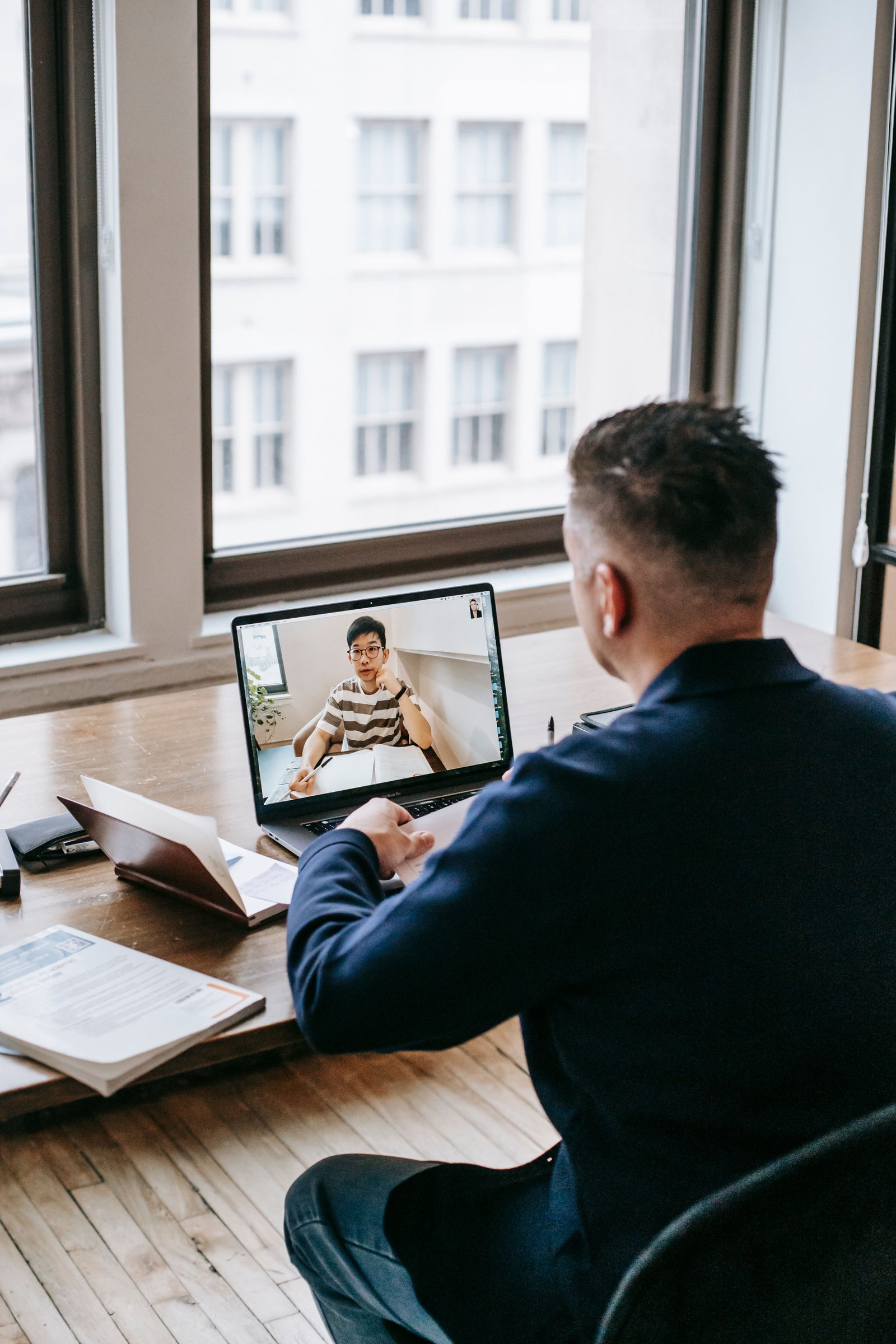 Online coaching session